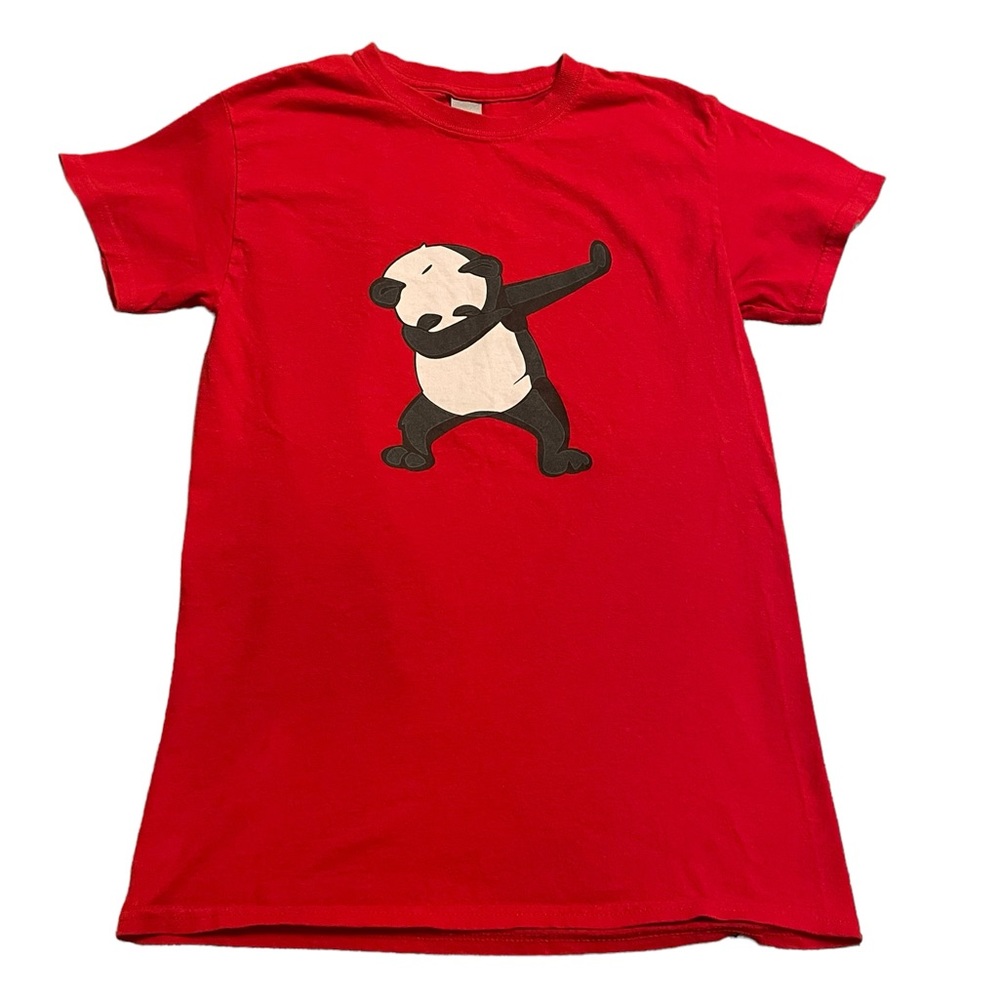 Gildan Dabbing Panda Bear Graphic Tee | Size: Small